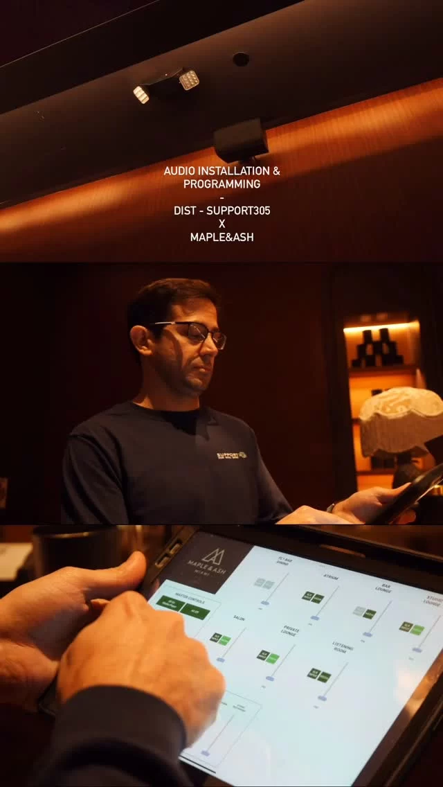 Let us cook bespoke audio experience for your space! 👨‍🍳🔉

#Support305 #Dist #AVintegratorsmiami #stagedesign #audiodesign #Chauvet #QSC #HIKVision #BenQ #EventTech #LightingDesign #LiveSound #Projector #SecurityCameras #AV #Audiovisual #EventProduction #TechInEvents #SoundAndLighting #CreativeSolutions #AudioVisual #AVintegrators